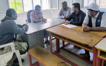 مدير عام مديرية لودر يستقبل وفد مؤسسة نور الإبداع للتنمية لبحث احتياجات المديرية في القطاعات الحيوية