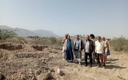 مدير عام قعطبة الشاعري يدشن بناء فصلين دراسيين لمدرسة الفقيد أكرم الصيادي بدعم منظمة ديم