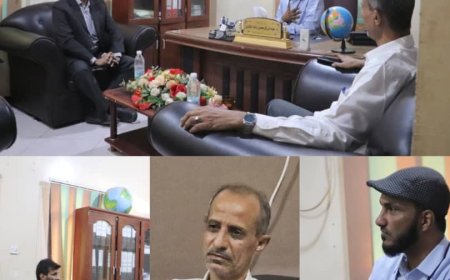 رئيس مؤسسة أبين للتنمية يزور مؤسسة روابي ردفان الخيرية بمحافظة لحج لتعزيز التعاون والشراكة المجتمعية