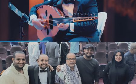 هيثم الحضرمي يختتم رحلته الأكاديمية بريستال عود مميز في القاهرة