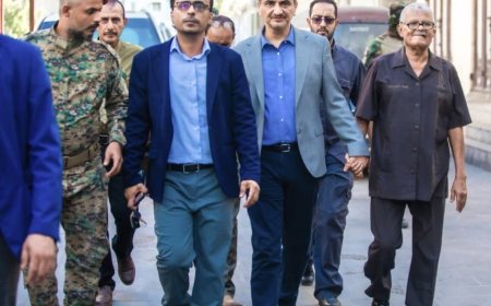 المحافظ لملس يتفقد الإدارة العامة لمكتب الثقافة ويعلن عن دعم مشاريع نوعية تعيد لعدن القها الثقافي والفني