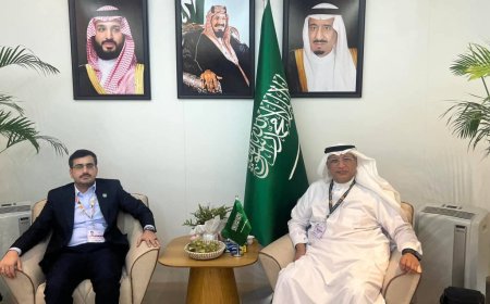 نائب وزير المياه والبيئة يبحث مع المشرف العام لوكالة الاستدامة السعودية تعزيز التعاون البيئي على هامش مؤتمر COP30 في بيليم