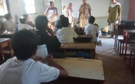 مدير مكتب التربية والتعليم بمودية يواصل زياراته الميدانية ويؤكد أهمية الارتقاء بالعملية التعليمية