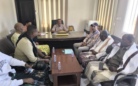 مدير عام بروم ميفع يبحث مع منظمة "توب بايو" تدخلاتهم الخدمية في المديرية