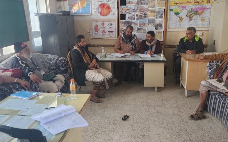 التوجيه التربوي بالمفلحي يزور مدرسة زينب للبنات تواصلا لعمله الميداني