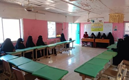 جمعية إكرام التنموية ورياض الأطفال بتربية أبين يدشنان دورة تأهيلية لمربيات رياض الأطفال في روضة شقرة النموذجية