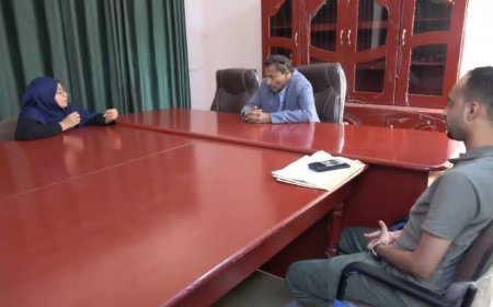 محافظ أبين يناقش مع الجهاز المركزي للإحصاء البيانات المتخصصة للمسوحات الاقتصادية لعام 2025