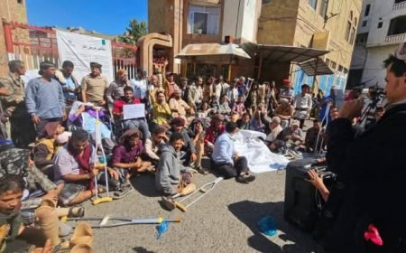 أحزاب تعز: تضحيات الجرحى تُقابل بالإهمال... والحكومة مطالبة بالتحرك العاجل.