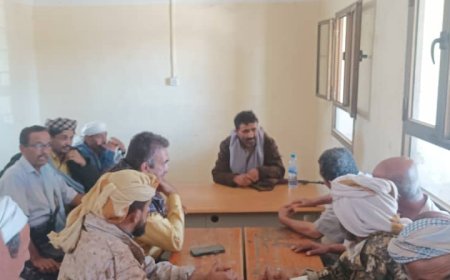 وكيل أبين الجنيدي يعقد اجتماعاً بالسلطة المحلية في لودر لمناقشة أوضاع المديرية