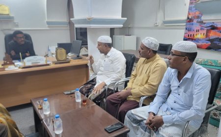 مدير عام تريم يلتقي إدارة مؤسسة الرأفة للتنمية ويشيد بجهودها الإنسانية والاجتماعية