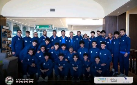 الضالعي والعبد يستقبلان بعثة منتخب تحت 23 عام بالقاهرة