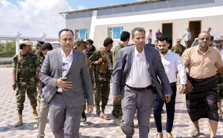 محافظ أبين يتفقد مشروع "مدينة الأحلام" السكني ويؤكد دعم الاستثمارات التنموية في المحافظة