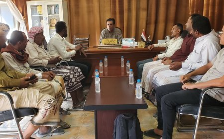 مدير عام مديرية القطن يلتقي منتسي مكتب وزارة الزراعة و الري و الثروه السمكية بالوادي والصحراء