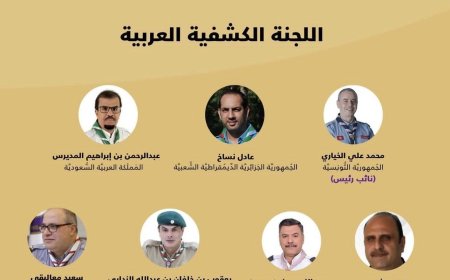 رئيس جمعية الكشافة والمرشدات اليمنية يهنئ رئيس وأعضاء اللجنة الكشفية العربية المنتخبين