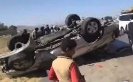 فاجعة في يريم.. وفاة عروس وخمسة من أسرتها بحادث مروّع وسرقة مقتنياتهم عقب الحادث