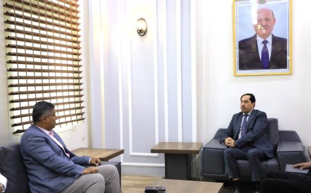 البكري يلتقي رئيس نادي الشعلة ويؤكد على دعم خطط النادي وتطوير أنشطته