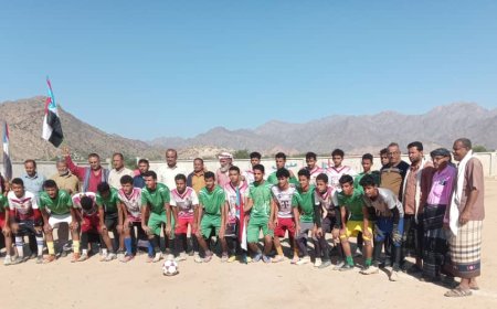 تعادل حبيل جبر والحبيلين ردفان بهدف لكل منهما في الدوري الرياضي لمدارس محافظة لحج