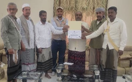 شركة شيبا بيز ( Sheba Bees ) تكرّم نحالي وادي يبعث بحضرموت لحصولهم على الجائزة البلاتينية وتحقيق المركز الأول في المسابقة الدولية لجودة العسل