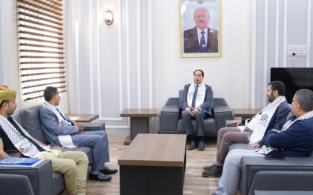 الوزير البكري يبحث مع جمعية الأقصى إطلاق حملة تبرعات لإغاثة غزة