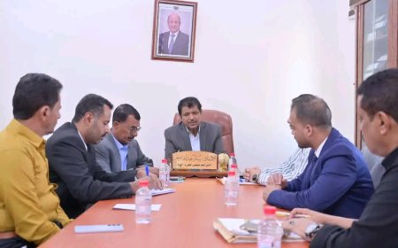 بحث خطط التعافي والتطوير المؤسسي ضمن مشروع دعم التخطيط التنموي بالمهرة