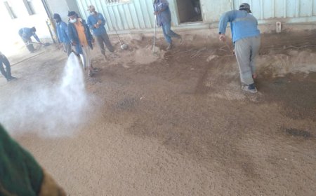 شركة زاجل للمنظفات وخدمات التنظيف تنفذ حملة نظافة واسعة ضمن خطتها المتواصلة بميناء الوديعة