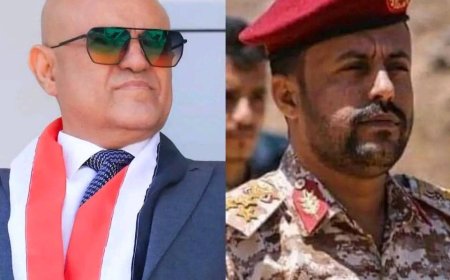 قائد محور تعز يطمئن هاتفيًا على صحة محافظ المحافظة وقائد محور طور الباحة بعد نجاتهما من محاولة اغتيال