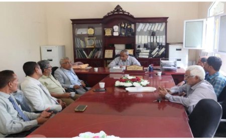 رئيس جامعة أبين يستقبل وكيل وزارة التعليم العالي والبحث العلمي