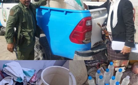 جهود أمنية ناجحة تسفر عن ضبط مصنع خمر محلي في مدينة عتق