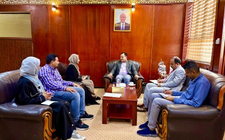 الوزير السقطري يبحث مع منظمة "يمن أيد" تدخلاتها في القطاع الزراعي