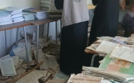 جمعية إكرام الخيرية تنفّذ مبادرة لترتيب الكتب المدرسية في مدرسة هائل سعيد بالكود