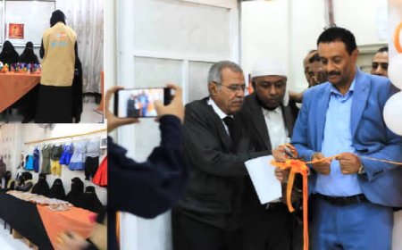 تدشين البازار الأول لمنتجات المستفيدات ضمن حملة 16 يوم بمديرية القاهرة بـ«تعز»