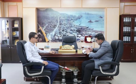 السقاف يشيد بجهود جمعية رعاية وتأهيل المكفوفين بعدن ويناقش دعم أنشطة ذوي الهمم