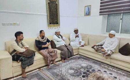 ضمن برامج نوفمبر الحيوية .. تنفيذية مؤتمر حضرموت الجامع بتريم تزور الشخصية العلمية والأكاديمية البارزة أ. د. بن شهاب