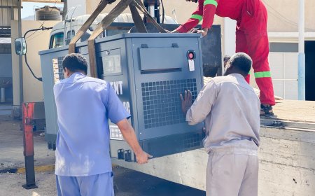 وصول مولدات غاز لتعزيز تشغيل منشأة بروم