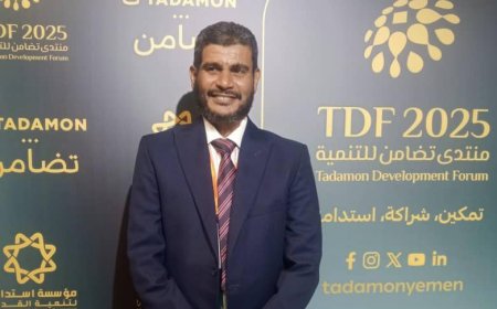 رئيس مبادرة شريان الامل يشارك في منتدى تضامن للتنمية 2025م