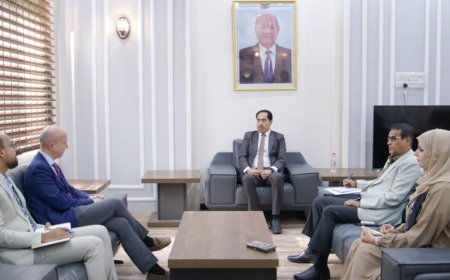 البكري يستقبل ممثل صندوق الأمم المتحدة للسكان ويناقش معه توسيع مجالات الشراكة