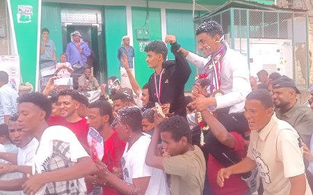 محافظ لحج يرعى استقبال بطلي الجودو يونس حسين وصالح الخضر بعد إنجازات عربية وآسيوية مشرّفة