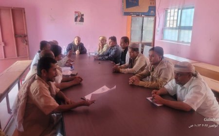 المكتب التنفيذي بمديرية المسيمير يعقد اجتماعه الدوري لشهر نوفمبر 2025 