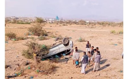 تعز.. وفاة شيخ بارز في حادث مروري مؤسف