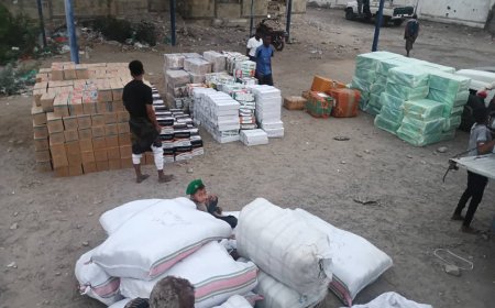 الحزام الأمني في أبين يضبط شحنة سجائر مهربة مخفية داخل شاحنة "جامبوا"