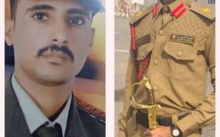 تهنئة للبطل ليث عاهد الداعري بمناسبة تخرجه من الكلية الحربية بعدن