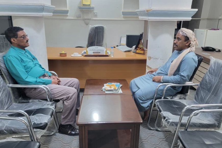 مدير عام تريم يلتقي قائد قوات خفر السواحل لمناقشة سبل التعاون وتعزيز جهود الإنقاذ