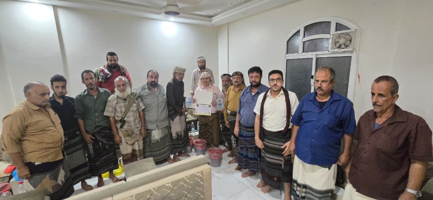 عدن.. تكريم الوكيل محمد المرفدي بدرع الوفاء والعرفان تقديراً لعطائه التنموي والإنساني في محافظة لحج