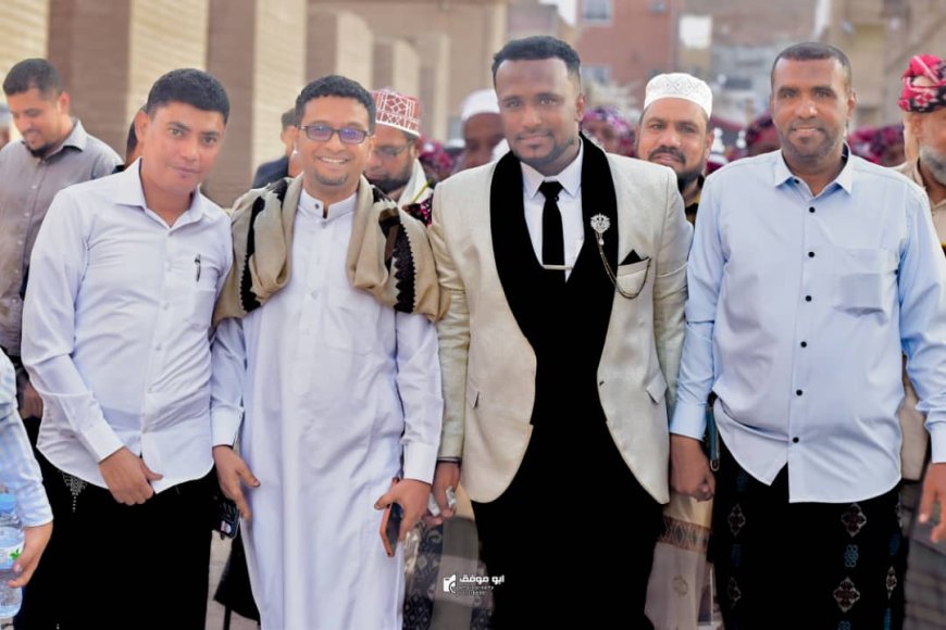 عائلة آل باضريس بالغرفة تحتفي بزفاف نجلهم «نبراس»