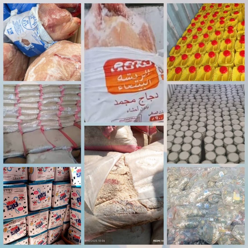 هيئة المواصفات ترفض كميات كبيرة من الدجاج المجمد المستورد الفاسد وتتلف منتجات اخرى في عدن والمهرة وتعز