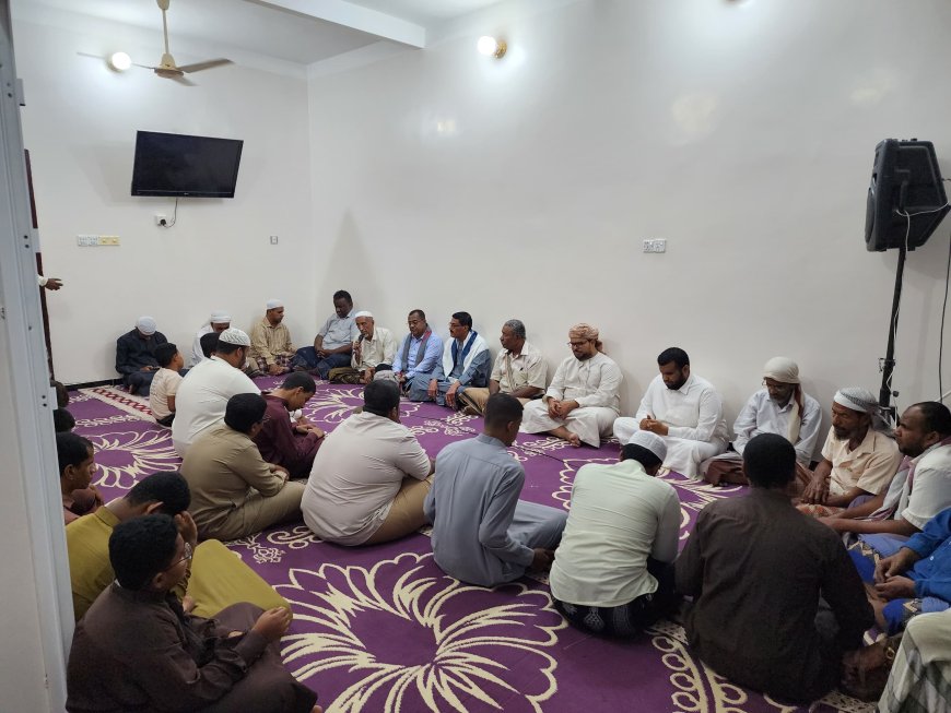 مدير عام مديرية تريم يزور جمعية رعاية وتأهيل المكفوفين فرع المديرية