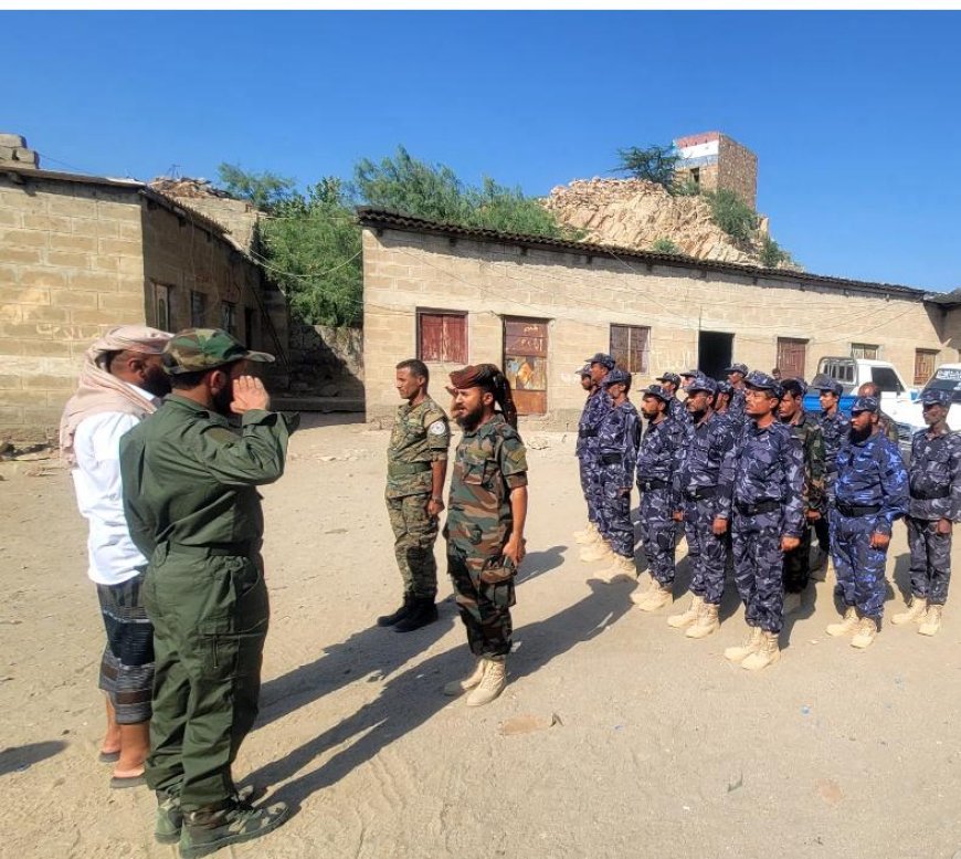 لحج.. مدير طور الباحة يستقبل دفعة عسكرية جديدة من رجال الأمن