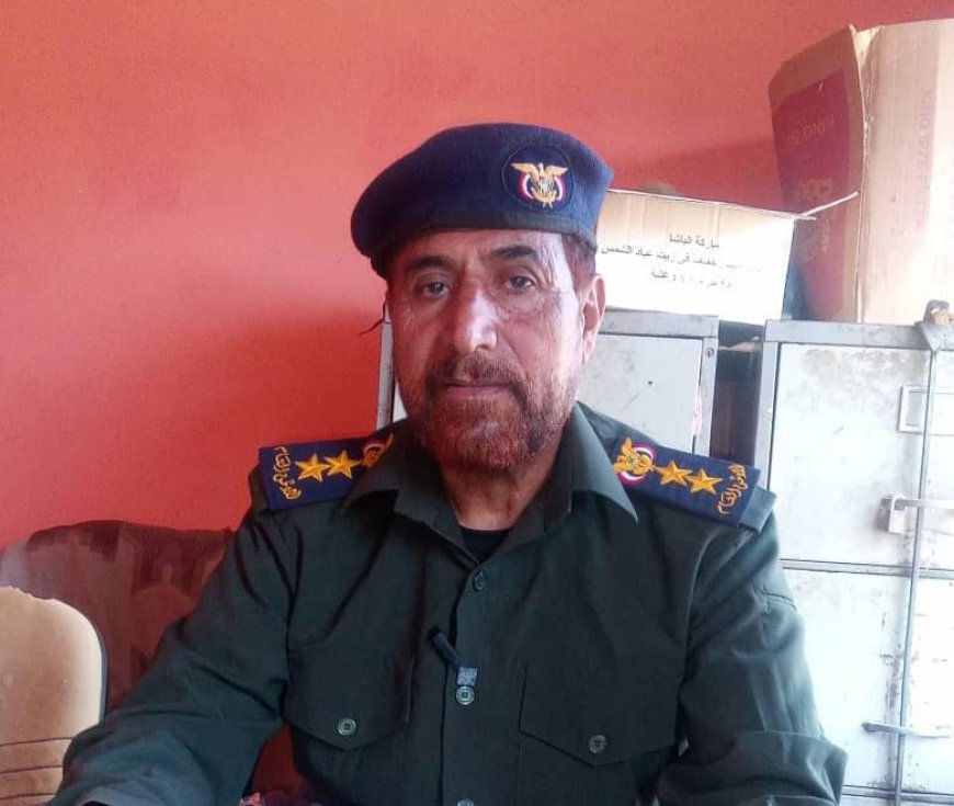 مدير أمن سرار العقيد محمود الطالبي.. نعمل بجهود ذاتية في ظل شحة الإمكانيات المتاحة