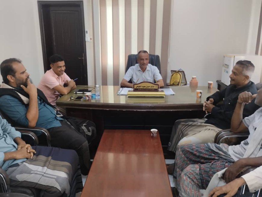 مدير عام بروم ميفع يناقش مع رئيس مياه بروم آلية تطوير المشروع والارتقاء بالخدمة