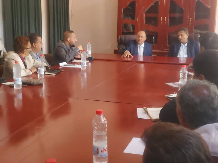 نائب وزير الصناعة والتجارة يزور محافظة أبين لبحث سبل تطوير القطاع الصناعي والاستثماري